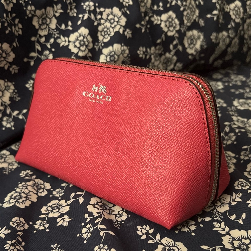 Coach Travel Pouch- Hot Pink